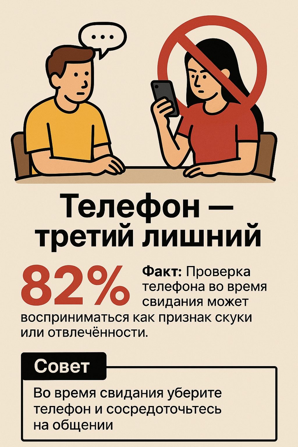 телефон на свидании - третий лишний