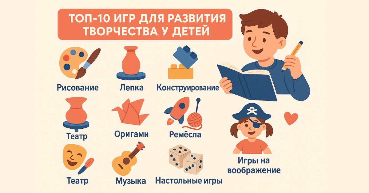 топ игр для детей для развития творчества